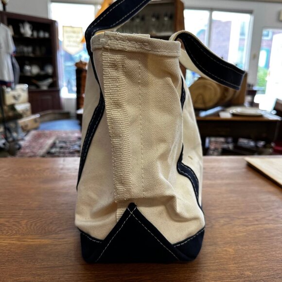 Vintage L.L. Bean Navy Boat and Tote Bag Medium - Picture 5 of 7